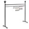 Casafield 3ft Christmas Stocking Holder Stand, Holiday Decor Hanger Display for Home with 12 Hooks, Name Tags, and Chalk Marker